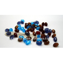 Crystal Strands Faceted Beads,oval crystal beads
